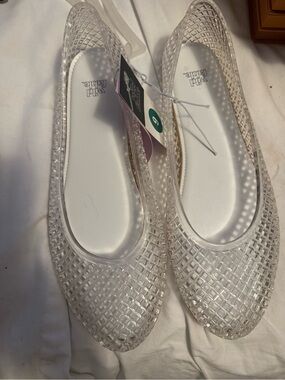 wild fable Clear Jelly Ballet Flats - Transparent